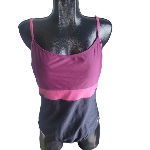 Speedo Purple, Pink and Black Colored Swimsuit 16 - Picture 1 of 4